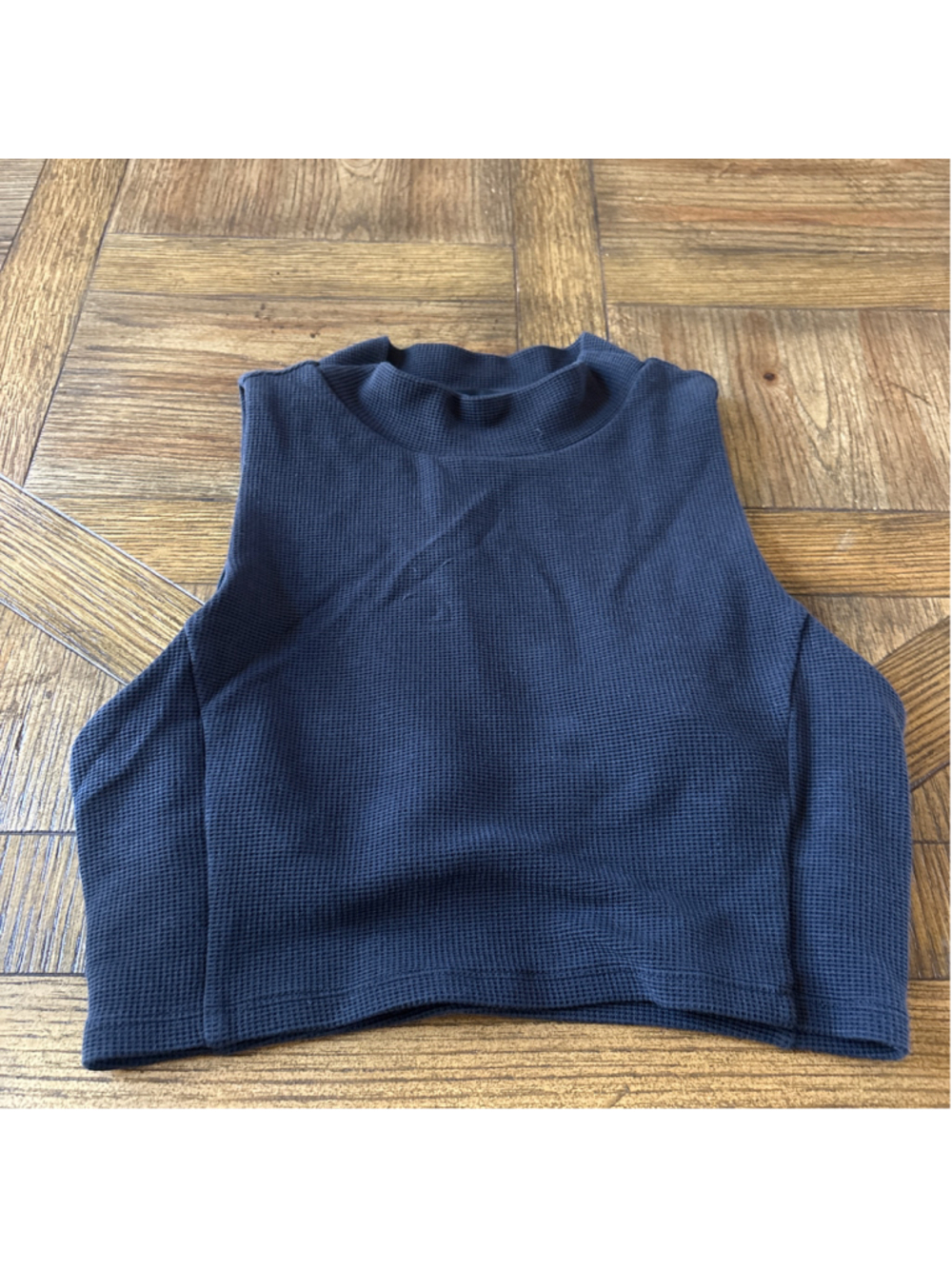 Women's Alo Yoga Waffle cropped tank bra size S